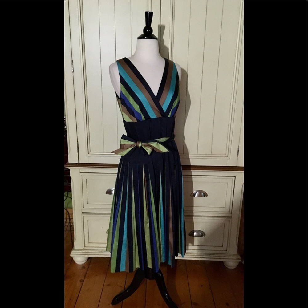 🔷Talbots Office Siren pleated skirt dress 🔷 NWT
